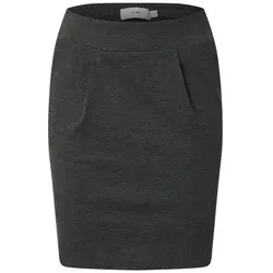 Ichi Jerseyrock Kate (1-tlg) Falten grau XL