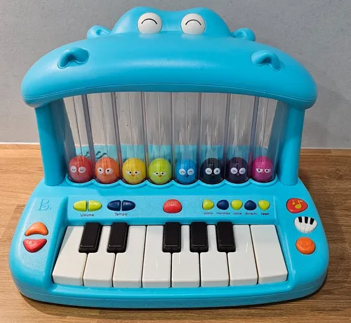 Land Of B Hippo Pop Play Piano, Musikalisches Baby- und Kinderspielzeug, Leuchte