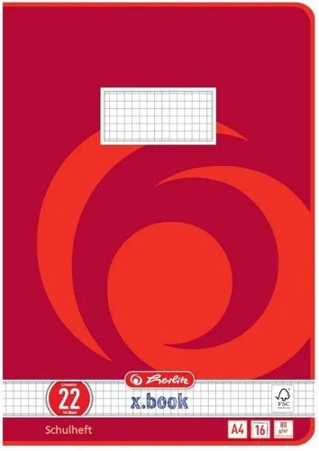 Herlitz Schulheft Schulheft A4 80g/qm Lineatur 22