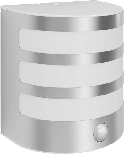 Philips myGarden LED Calgary Wandleuchte - 60 W Edelstahl, mit Bewegungsmelder für Komfort und Sicherheit, IP44 wetterfest und energiesparend
