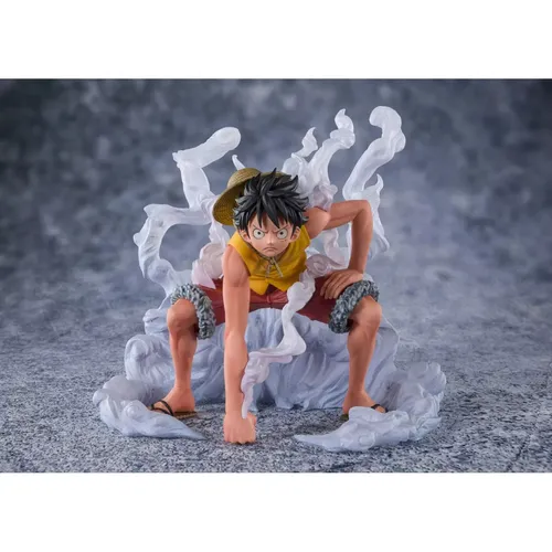 Tamashii Nations One Piece - Monkey.D.Luffy Gipfelschlacht Figuarts Zero - Detailreiche Actionfigur von Monkey.D.Luffy aus One Piece, ideal für Sammler und Fans. Hochwertige Verarbeitung und dynamische Pose für eindrucksvolle Präsentationen.