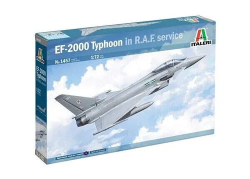 Italeri 510001457 1:72 RAF EF-2000 Eurofighter Typhoon Jet Düsenflugzeug