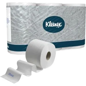 Kimberly-Clark Kleenex 3-lagig, 6 Rollen, Tissue, Toilettenpapier