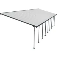 Palram - Canopia Terrassendach Feria, 1275x385 cm - Außenanbau, robustes Terrassendach mit 10 Jahren Herstellergarantie - ideal für eine stilvolle Erweiterung Ihres Wohnraums.