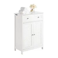 SoBuy Badezimmerschrank FRG238-W