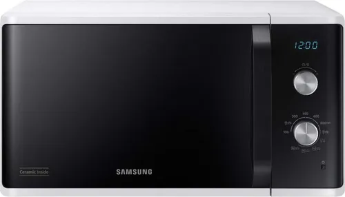 Samsung MG23K3614AW, Arbeitsplatte, Grill-Mikrowelle, 23 l, 800 W, Eingebautes Display, LED