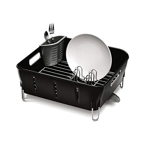 simplehuman Kompaktes Abtropfgestell Schwarz