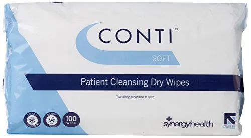 Synergy Healthcare CSW110 Conti Soft Reinigungstücher, trocken, 30 x 35 cm, 100 Stück