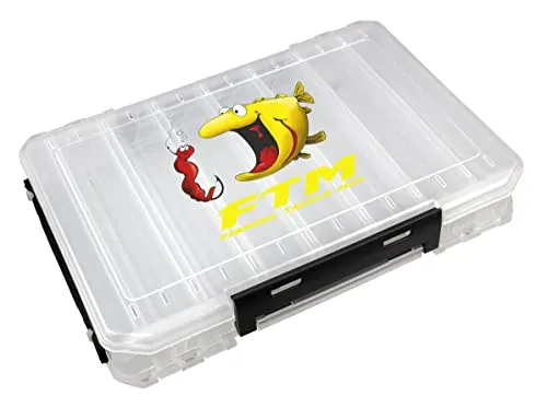 FTM Köderboxen Wobblerboxen Jumbo 27 x 19 x 5 cm Doppelbox, beidseitig zu öffnen