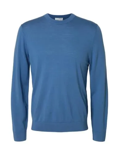 SELECTED FEMME Slhtray Ls Knit Merino Crew Neck Noos