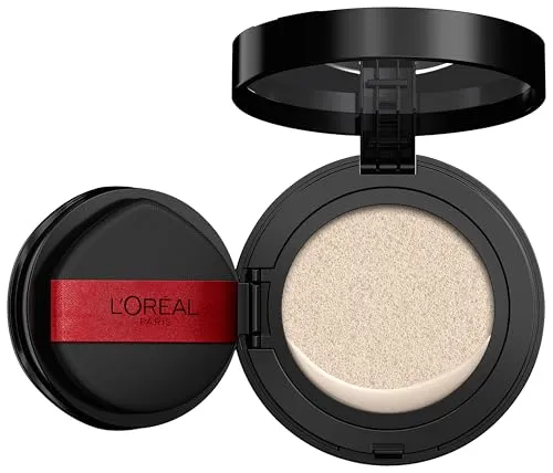 Produktbild L'Oréal Paris, Infaillible Fresh Wear Cushion Foundation, 24H Halt mit atmungsaktiver flüssiger Formel, schwerelose Deckkraft, natürliches Finish, inklusive Applikator und Spiegel, Farbe C20, 11g