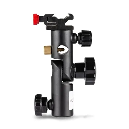 walimex Blitz- und Schirmhalter - Metall, neigbar, flexibel