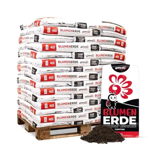 Galamio Blumenerde Torffrei 40l in schwarz von Galamio