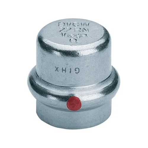 Viega Prestabo Verschlusskappe 643621 35 mm, Stahl unlegiert, verzinkt,