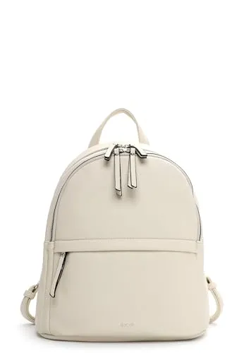 EMILY & NOAH Cityrucksack E&N Tours RUE 09 – Damen Schwarz - Stylischer Cityrucksack für Damen in elegantem Schwarz, mit zwei Hauptfächern und praktischen Innentaschen. Ideal für den Alltag mit einem Volumen von 14,4 l und leichtem Design.