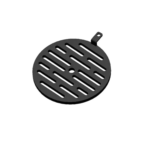 Kaminrost - Passend für Hark Kaminöfen inkl. Modellübersicht - Ascherost Kamin aus massivem Stahl - feuerfest & hitzebeständig - Kaminrost Feuerrost Kaminofen Rost [Ø 185x10 mm]