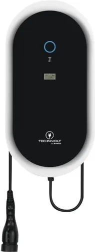 Technivolt 1100 Smart Wallbox 11kW mit 5m Ladekabel - Wallbox für schnelles Laden von Elektrofahrzeugen, inklusive 5m Ladekabel für flexible Einsatzmöglichkeiten und moderne Smart-Funktionen.