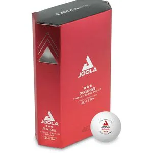 Joola Tischtennisbälle Prime*** 40+, 3-Sterne Qualität, ITTF Zulassung, weiß, 6 Stück