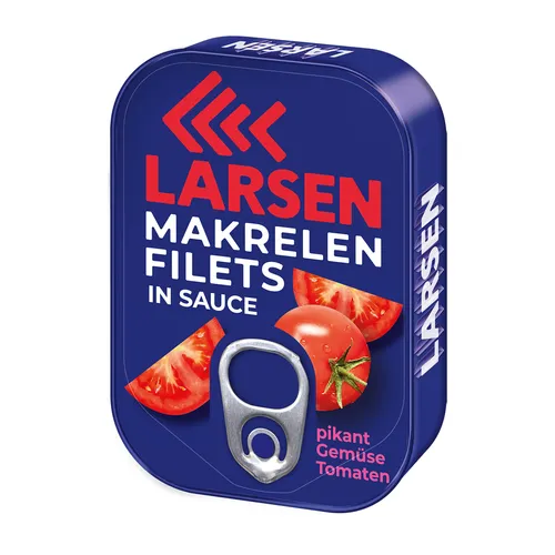 LARSEN Makrelenfilets in Tomaten-Sauce 110 g von 56600