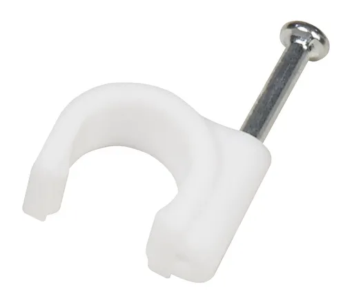 Kabelschelle, 8mm, 100er-Pack, weiß