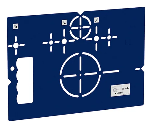 Geberit Bohrschablone für Wand-WC und AquaClean 111.747.00.1 - Präzise Montagehilfe für Wand-WC, erleichtert die Installation und sorgt für perfekte Beplankungsausschnitte.