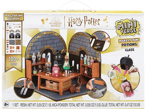 MGA s Miniverse Make It Mini Potions Class - Harry Potter Bausatz mit über 100 Teilen, für kreative DIY-Zaubertränke und Sammlerstücke