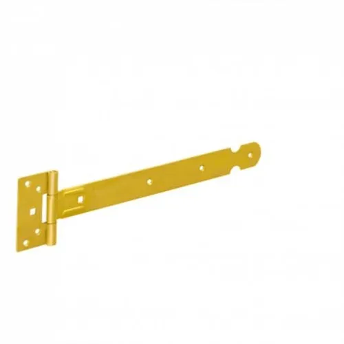 Kreuzgehänge mit vernietetem Stift 300/47x85mm gelb verzinkt Torband Türbander