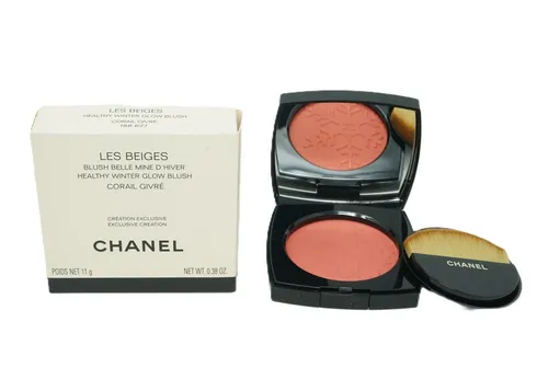 Chanel Les Beiges Healthy Winter Glow Blush 11g - Corail Givré - Grundierung mit cremigem Puder für einen strahlenden Winterteint, ideal für einen natürlichen Glow und frische Wangen.