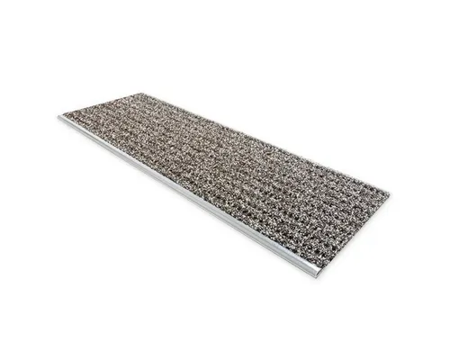 Sicherheits-Stufenmatte für außen mit Alu-Schiene 24 x 60 cm