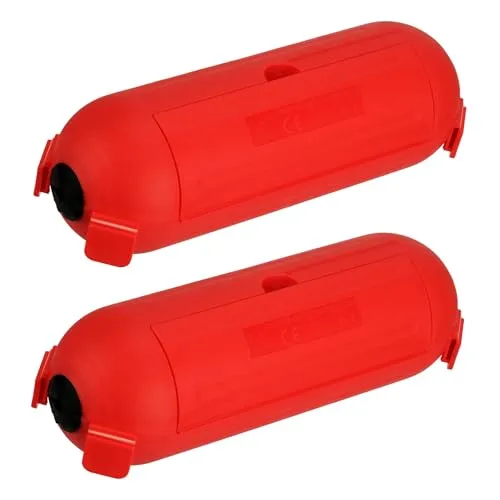 2er Pack, Schutzbox XXL IP44, Trittfest, Wasserfest, Kabel, Stecker