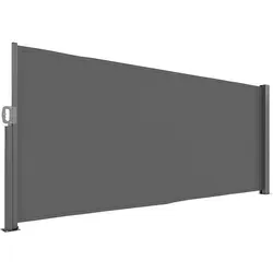 Outsunny Ausziehbare Seitenmarkise 300x140cm - Markise für Balkon und Terrasse, blickdicht und wetterfest mit UV-Schutz. Ideal für mehr Privatsphäre und Schutz vor Wind und Regen.