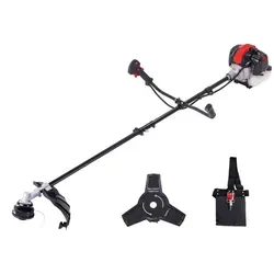 Scheppach Benzin-Freischneider PBC520 - 1,4 kW mit Easy Start - Rasentrimmer & Motorsense in einem – der Scheppach PBC520 mit 1,4 kW 2-Takt-Benzinmotor und ergonomischem Bike-Griff ermöglicht müheloses Mähen von hohem Gras und Gestrüpp.