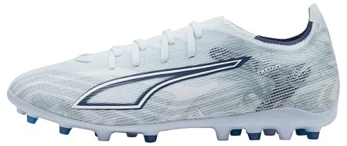 PUMA Ultra 6 Match MG Dreamrush blau-weiß, 41 Unisex Fußballschuhe - Hochwertige PUMA Fußballschuhe mit hervorragendem Halt und Flexibilität. Ideal für den Einsatz auf dem Platz, bieten sie Komfort und Unterstützung für jedes Spiel.