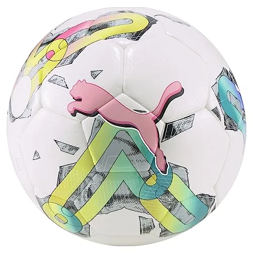 PUMA Unisex PUMA Orbita 5 Hyb Trainingsbälle, PUMA White-Multi Color, 37 EU