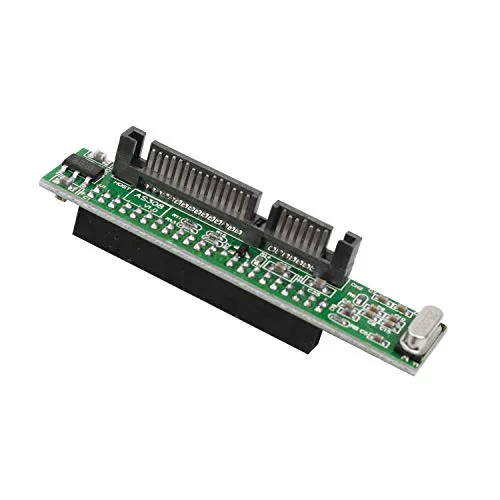 Futheda IDE 2,5 Zoll (6,35 cm) 44 Pin Festplatte zu SATA Adapter Konverter Laufwerk Festplatte Parallel Port zu Serial Port Adapter Interface