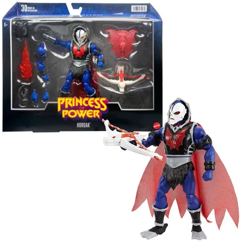 Masters of the Universe Masterverse Hordak Deluxe Actionfigur - Actionfiguren für Kinder, extrem beweglich mit über 30 Gelenkpunkten und vielseitigem Zubehör für spannende Abenteuer und epische Displays!
