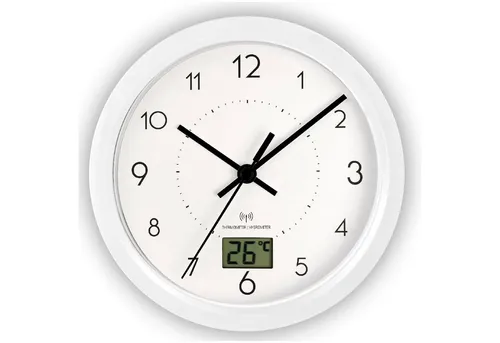 Miraval Funk-Badezimmeruhr mit Saugnäpfen