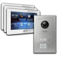 Goliath IP Video Türsprechanlage 3 Familienhaus 7 Zoll Weiß von Goliath