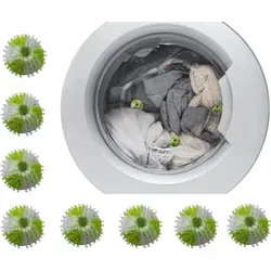 Stück Waschbälle Fusselbälle Flusenbälle Fusselfänger für Waschmaschinen 8