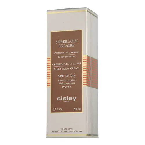 Sisley Super Soin Solaire Crème Soyeuse Corps SPF30 - Sonnenschutzmittel mit lichtschutzfaktor 30, spendet Feuchtigkeit und schützt die Haut vor UV-Strahlen für ein strahlendes Hautgefühl.
