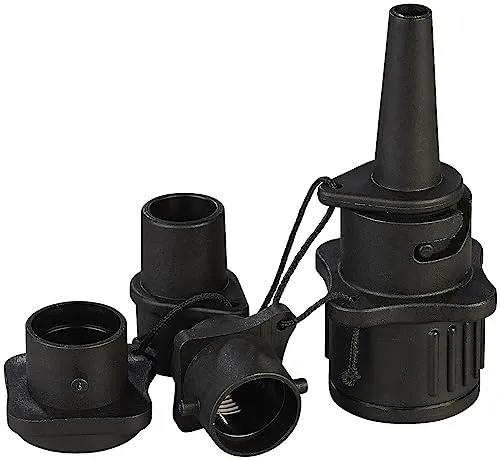 infactory Luftpumpen Adapter: 5-teiliges Pumpen-Adapter-Set für SUPs, Schlauchboote, Pools u.v.m. (Ventiladapter, Luftmatratze Ventil, Luftpumpe Aufsatz)