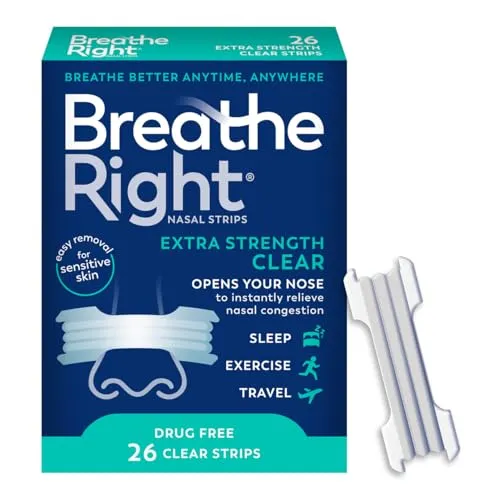 Produktbild Breathe Right Extra Clear for Sensitive Skin, 26 Count
