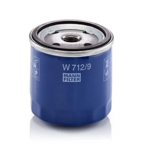 1x Ölfilter MANN-FILTER W 712/9 passend für CITROËN FORD PEUGEOT RENAULT