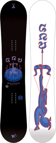 GNU HEADSPACE WIDE Snowboard 2026 in schwarz von GNU
