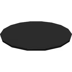 Bestway PVC-Abdeckplane Ø 493 cm, rund und schwarz in schwarz von Bestway