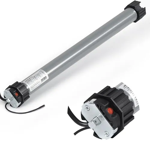 jarolift Elektronischer TDEF 20/13 Funk Rollladenmotor Funk-Rohrmotor, SW60, Zugkraft 42 kg, Komplettset, Blockiererkennung, Überlastungsschutz