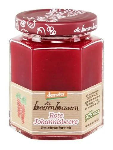 Rote Johannisbeere Fruchtaufstrich von Die Beerenbauern