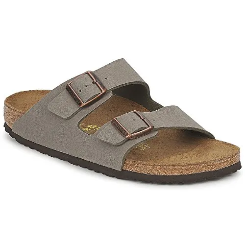 BIRKENSTOCK Pantoffeln Arizona in Grau, Größe 45 von BIRKENSTOCK