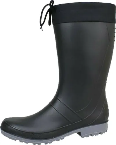 Bockstiegel Gummistiefel Axel-M in Übergröße Schwarz/Dunkelgrau - Modische Gummistiefel von Bockstiegel in Übergröße für optimalen Tragekomfort. Robustes PVC und rutschfeste Sohle bieten Sicherheit bei jedem Schritt. Ideal für nasse Bedingungen und vielseitige Einsätze.