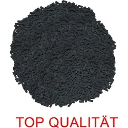 HELO24 Aktivkohlefilter 15 kg A - Hochwertiger Aktivkohlefilter mit großer innere Oberfläche für optimale Adsorption. Ideal für Luftreiniger, Wasserfilter und Aquarien. pH-neutral und regenerierbar, perfekt für sauberes Wasser und Luft.
